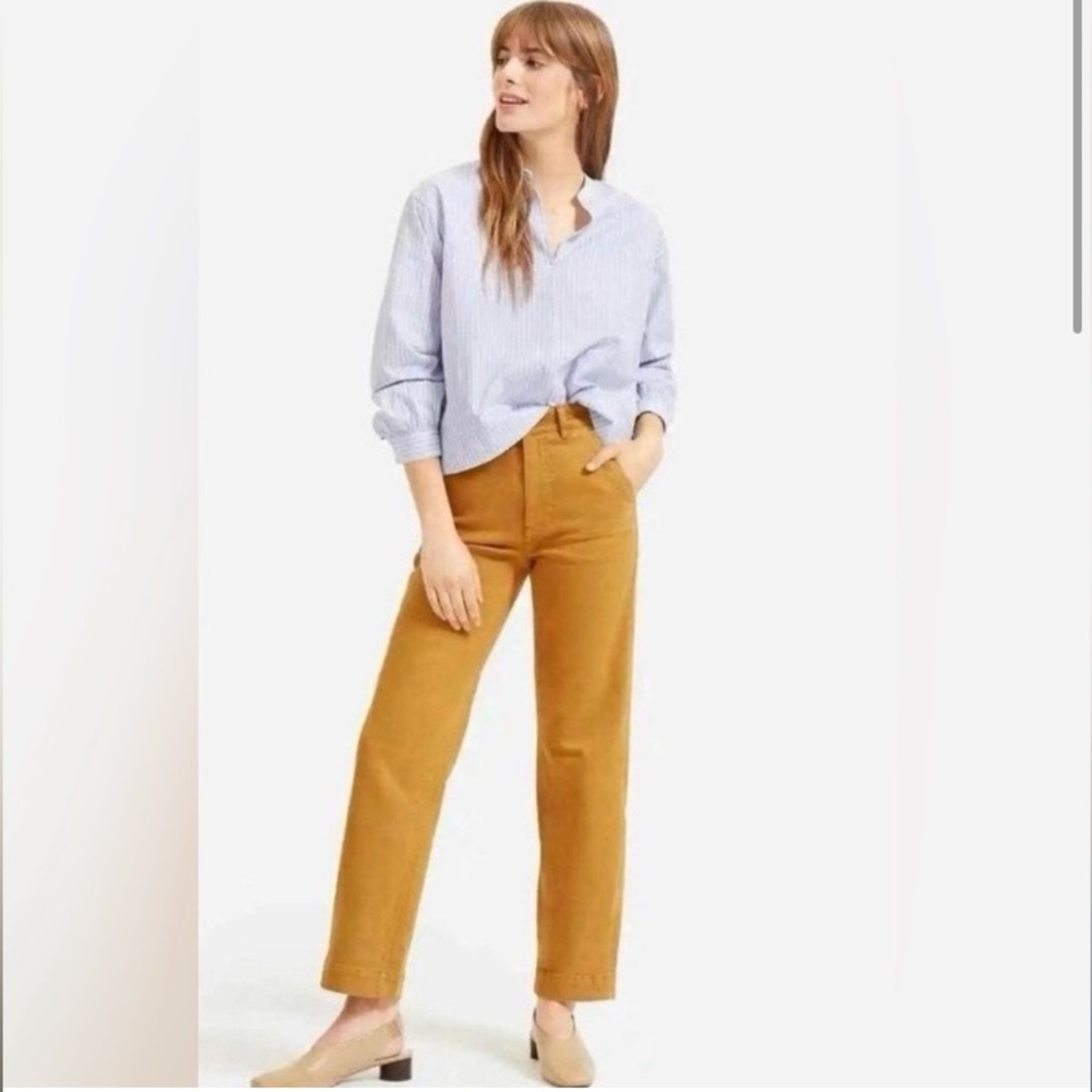 Everlane Women's Straight Golden Brown  Jeans- Size 4